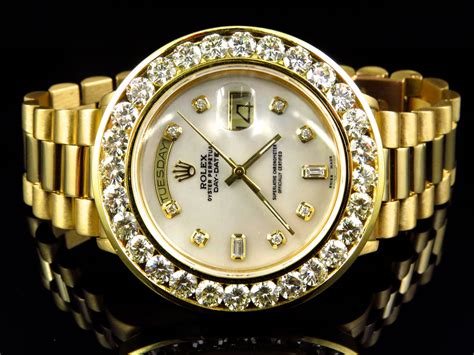 men's gold rolex with diamonds.